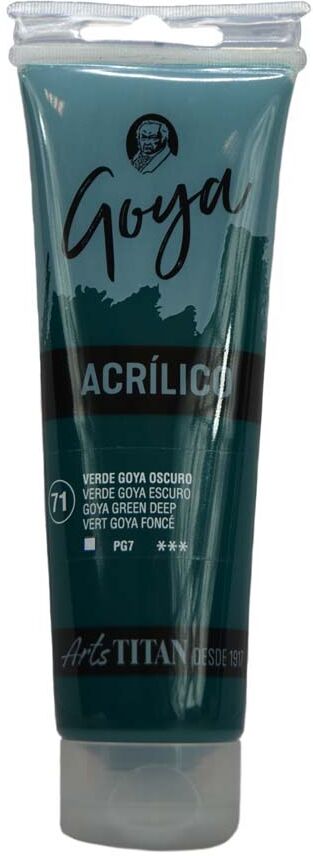 Titan Arts Pintura acrílica Goya 125ml verde oscuro