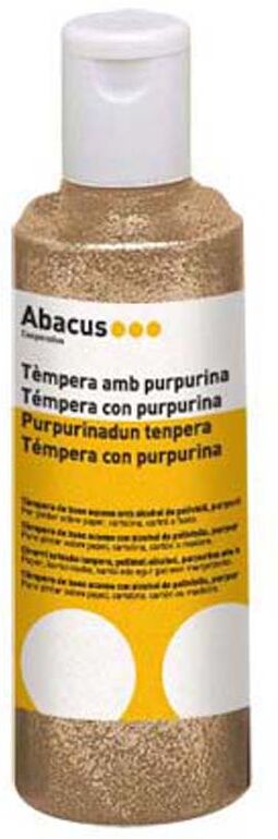 Abacus Témpera  Glitter 250ml amarillo