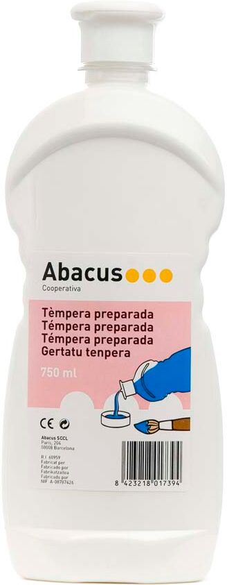 Abacus Témpera preparada  750ml blanco