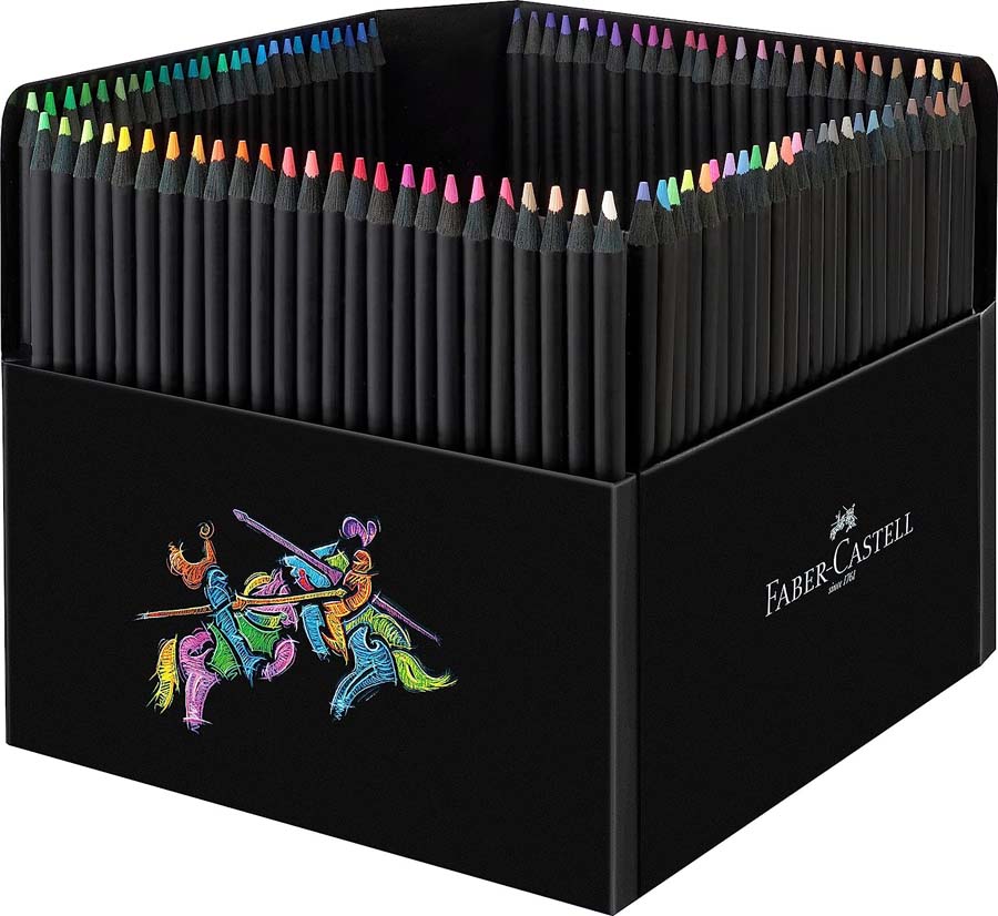 Faber-Castell Estuche plegable lápices  Black Edition 100 colores