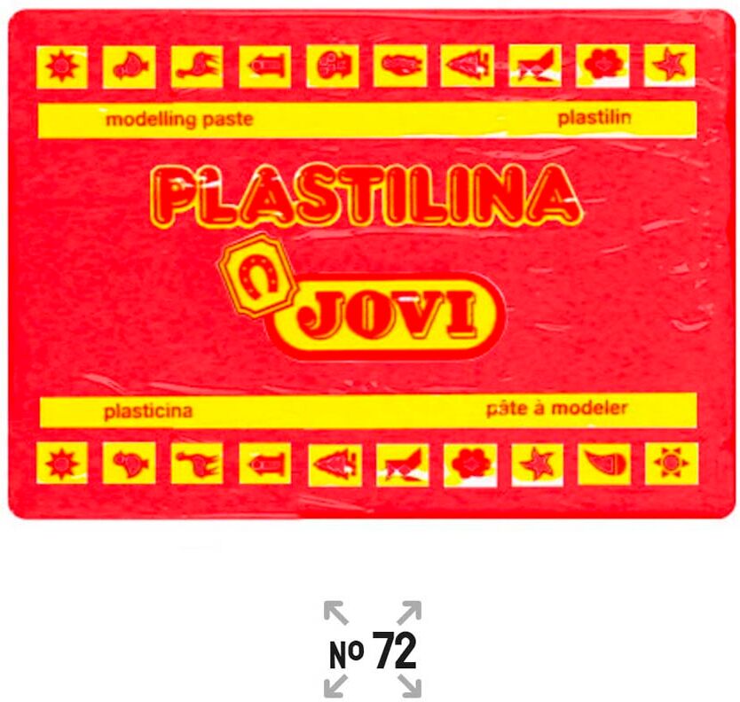 Jovi Plastelina  350g rojo