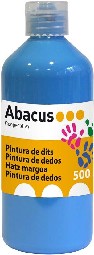 Abacus Pintura de dedos  500 ml azul claro