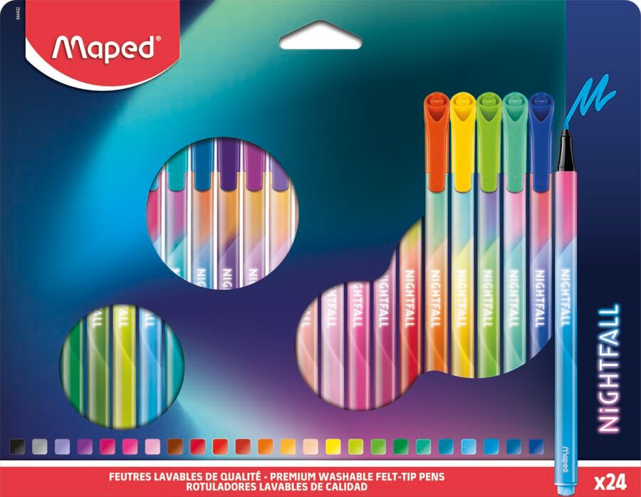 Maped Rotuladores  Nightfall 24 colores