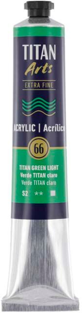 Titan Arts Pintura acrílica Titan 60ml verde claro