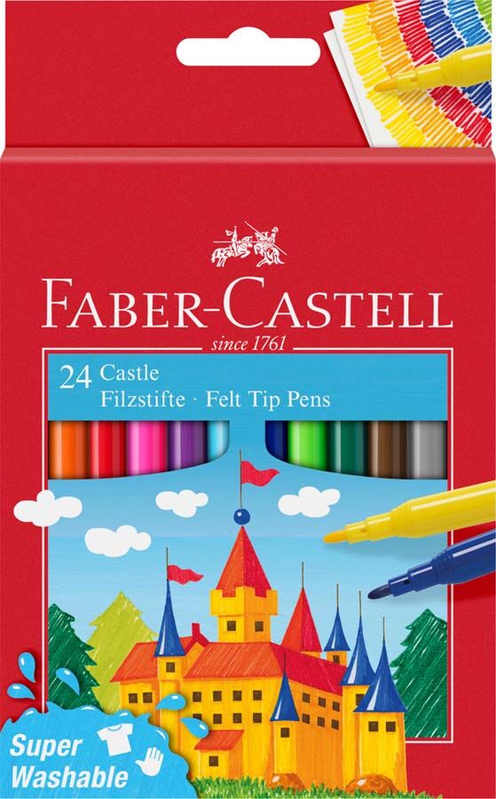 Faber-Castell Set de Rotuladores Faber Castell, 24 colores