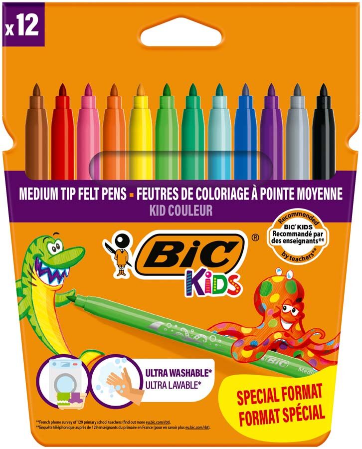 Bic Rotuladores de colores  Kids Color 10+2u