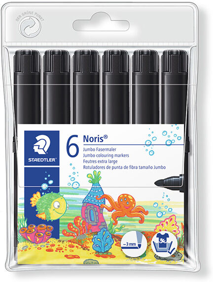 Staedtler Rotulador  Watercolor 340 Negro