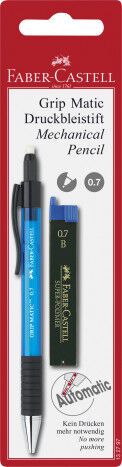 Faber-Castell Portaminas  Grip Matic 0,7mm con 12 minas