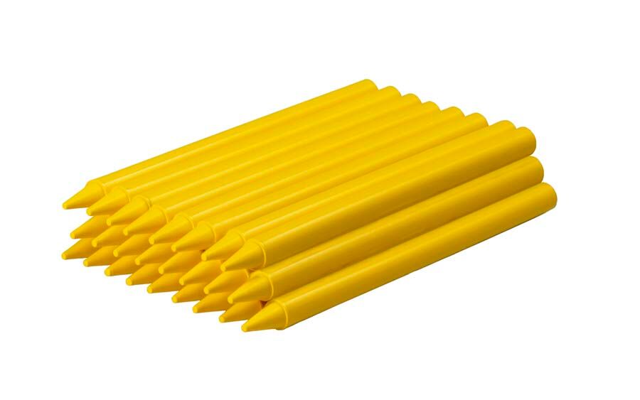 Jovi Ceras plásticas  Plasticolor amarillo 25u