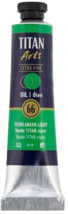 Titan Arts Pintura al óleo Titan 20ml verde Titan claro