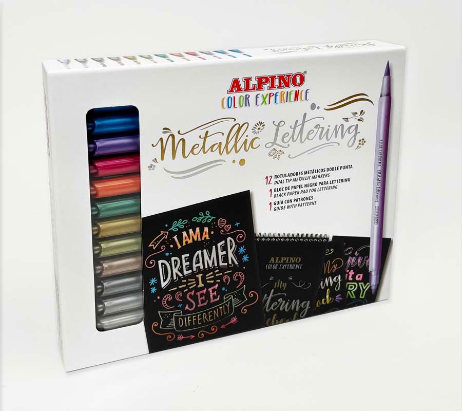 Alpino Set Metallic Lettering  Color Experience