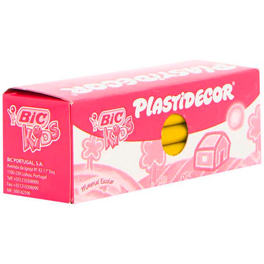 Plastidecor Cera  amarillo 25u