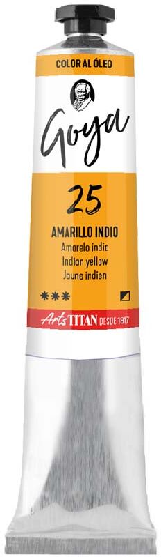 Titan Arts Pintura al óleo Titan 20ml amarillo indio