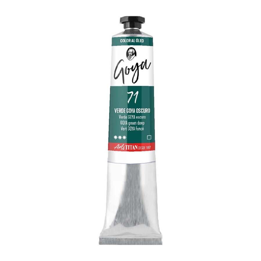 Titan Arts Pintura al óleo Goya 20ml verde goya oscuro