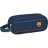 Safta Estuche Oval Doble FCB