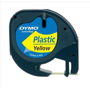 Dymo Cinta para rotular  LetraTag amarillo