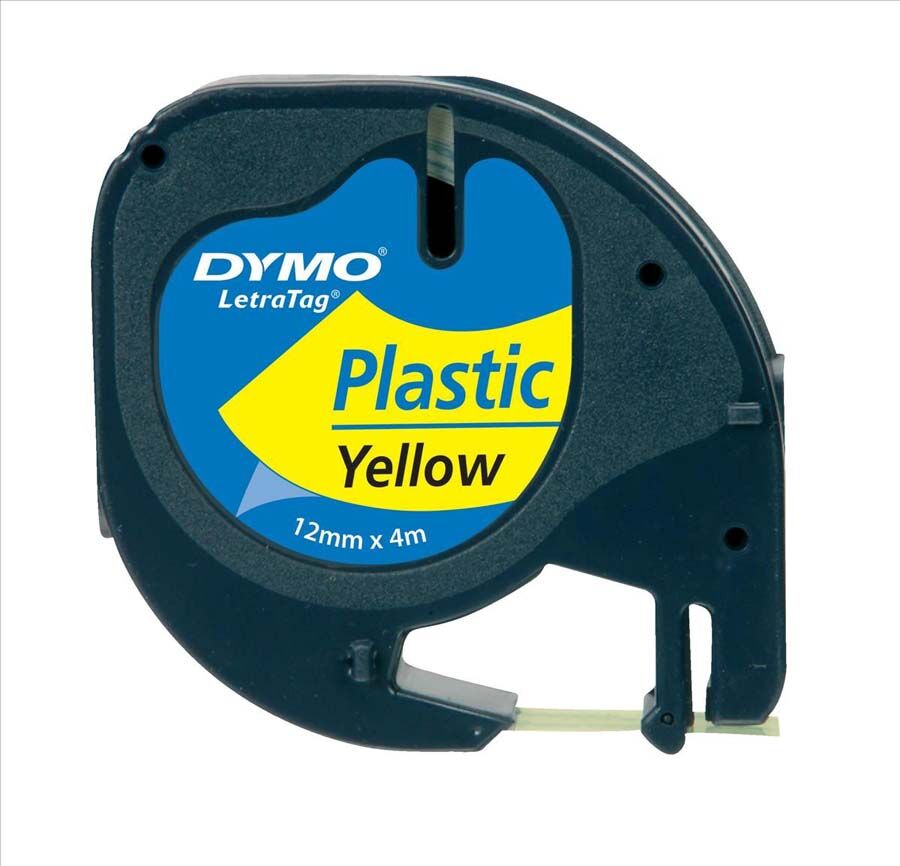 Dymo Cinta para rotular  LetraTag amarillo