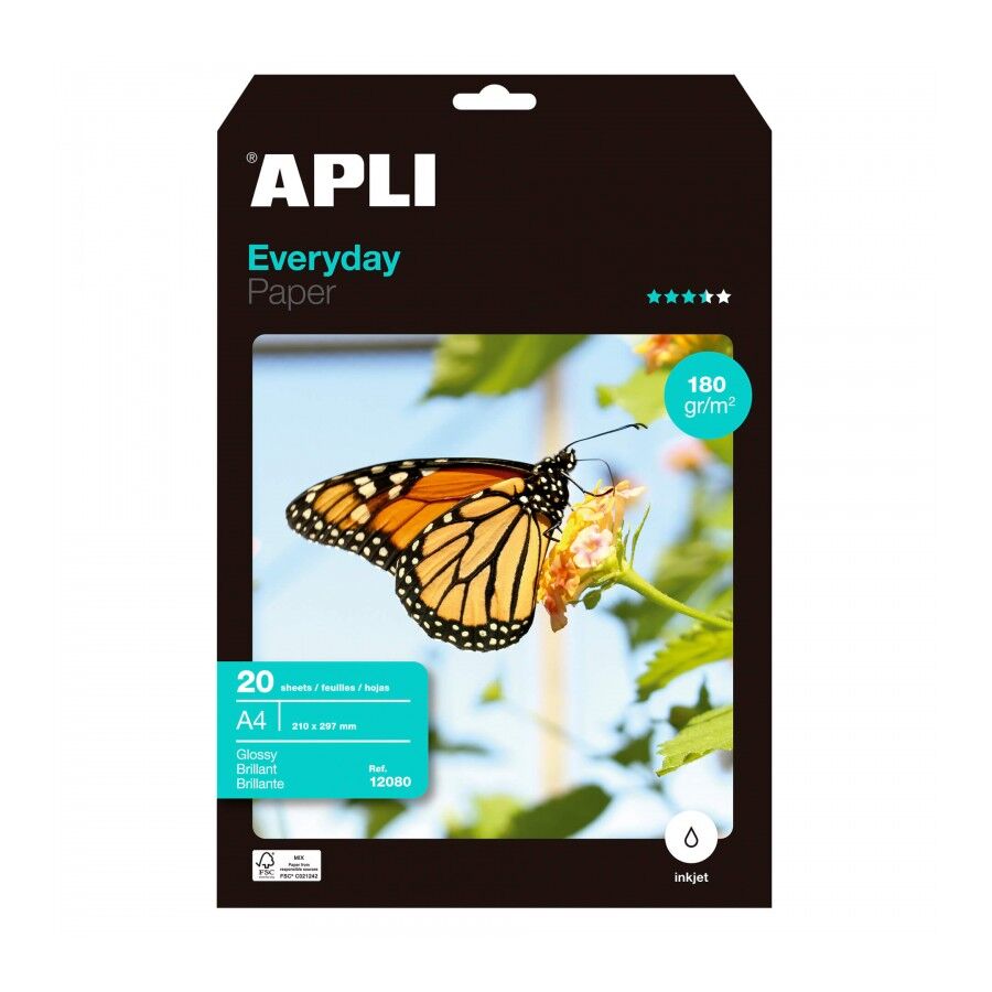 Apli Papel fotográfico  Everyday 180g 20 hojas