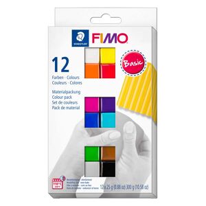 FIMO Pasta moldear  Soft basic 12 colores