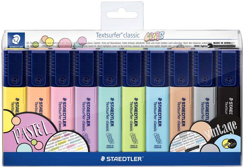 Staedtler Marcadores  Vintage Pastel 10 colores