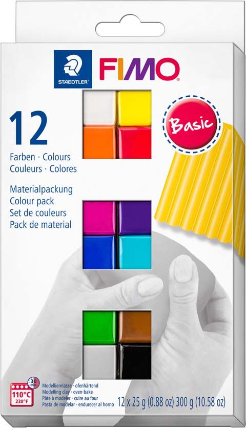 FIMO Pasta moldear  Soft basic 12 colores