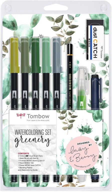 Tombow Set acuarela  Greenery