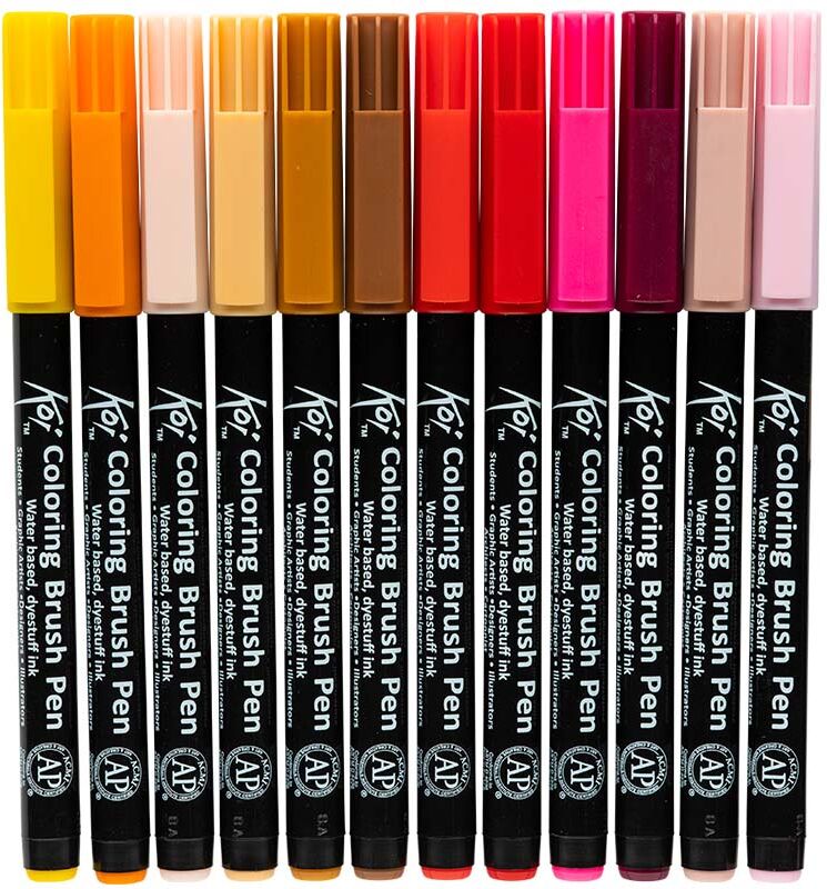 Talens Rotuladores Brush Koi 24 colores