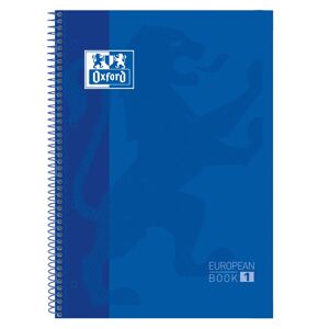 Oxford Notebook  EuropeanBook 1 A4 80 hojas 5x5 azul marino
