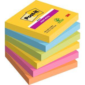 Post-it Notas adhesive  76x76mm Carnival 6u