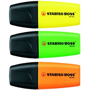 Stabilo Marcadores fluo  Boss Mini 3 Colores