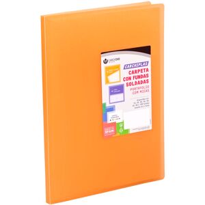 Carchivo Carpeta 50 fundas A4 Carchiplas Book naranja