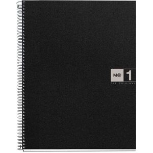 Miquelrius Libreta espiral  A4 80 hojas 5x5 gris