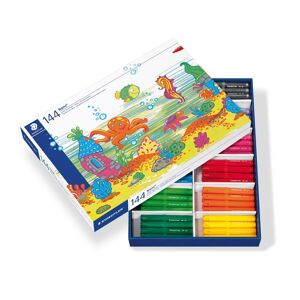 Staedtler Rotuladores de colores  Noris 340 144u Pack escolar