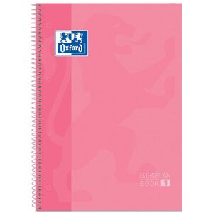 Oxford Notebook  EuropeanBook 1 A4 80 hojas 5x5 rosa chicle