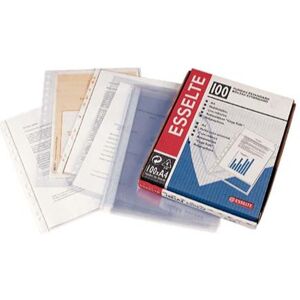 Esselte Funda multitaladro  Folio pp 60 micras 100u