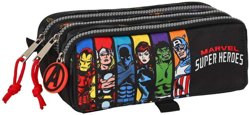 Safta Estuche Triple Avengers Super Heroes