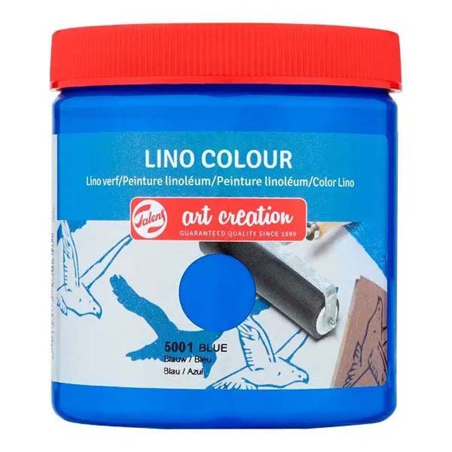 Talens Pintura linóleo  250ml azul cian