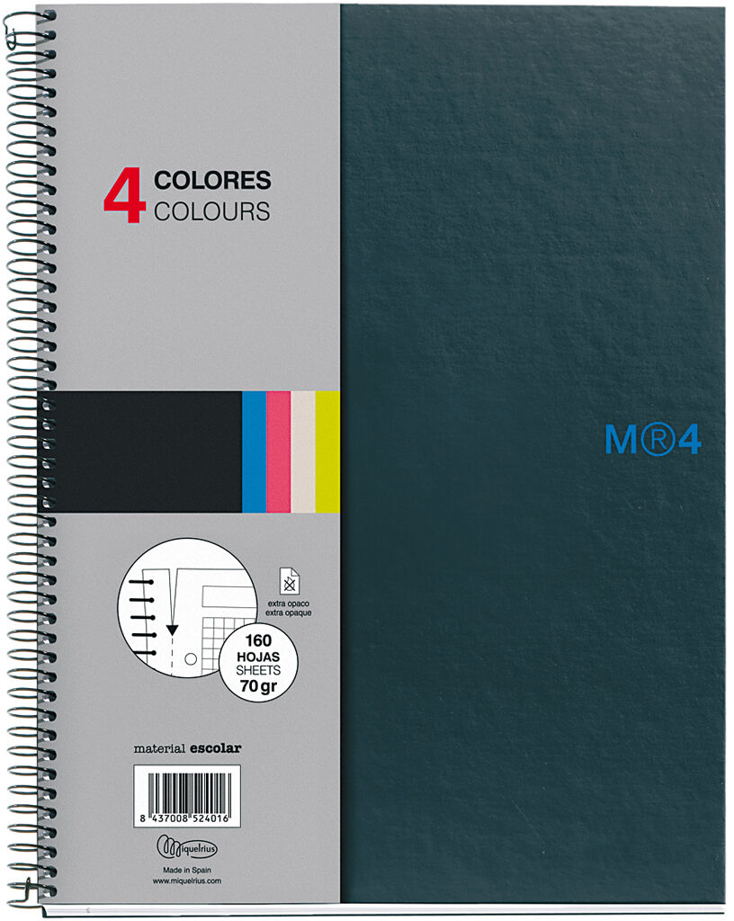 Miquelrius Notebook  Foli 160 hojas 5x5 grafito
