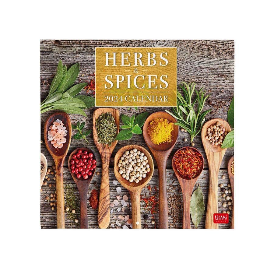 Legami Calendario pared  30X29 2024 Herbs&Spices