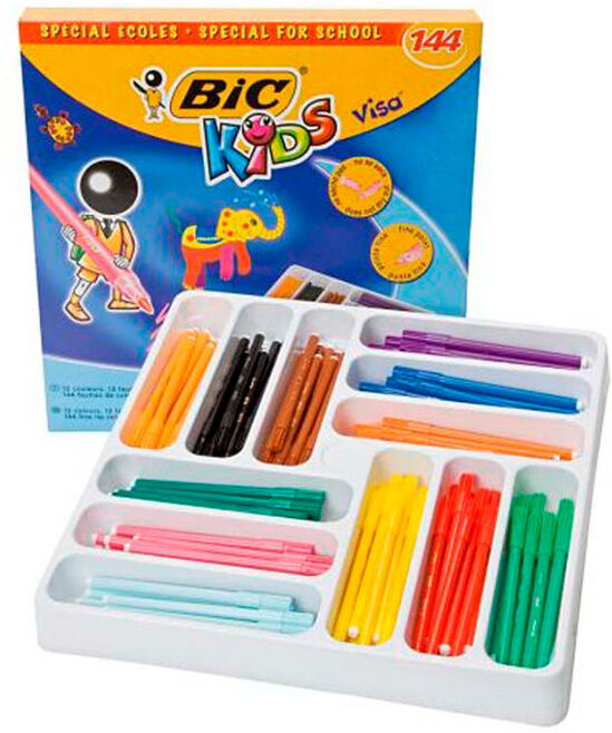 Bic Rotuladores de colores  Kids Visa 144u