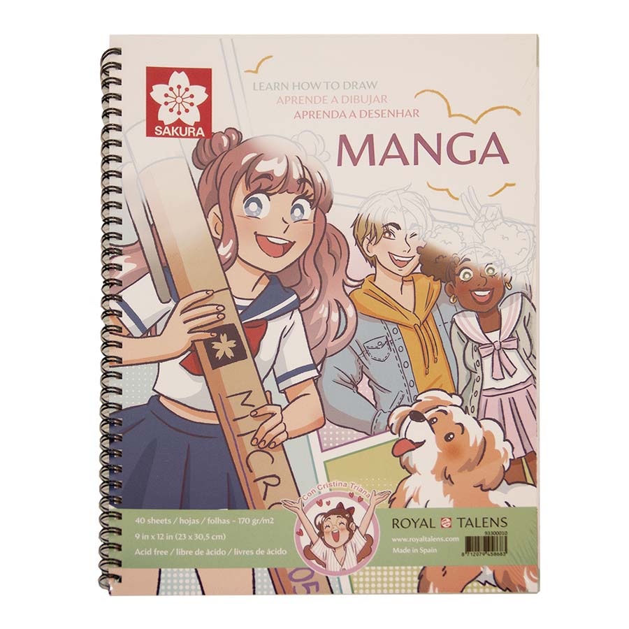 Talens Libro Aprende a dibujar Manga Sakura 4