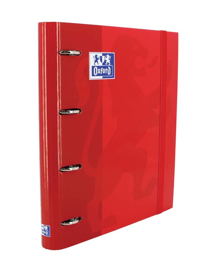 Oxford Carpeta anillas  Europeanbinder rojo