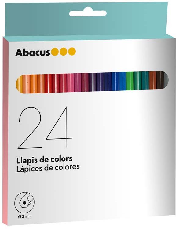 Abacus Lápices de colores  24u