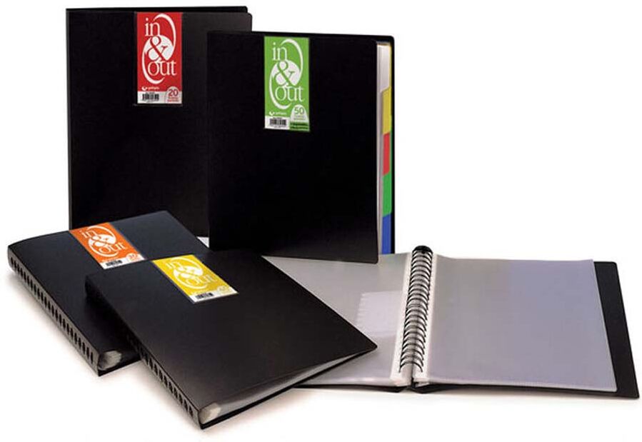 Grafoplas Carpeta 20 fundas  in&out A4