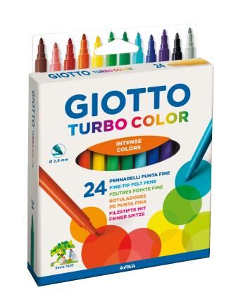 Giotto Rotuladores de colores  Turbo Color 24 colores