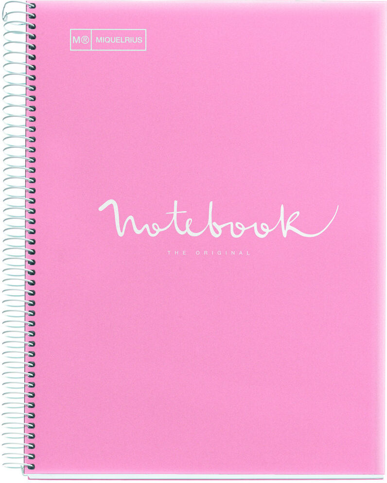 Miquelrius Cuaderno  Emotions A4 Tapa Dura 80 hojas 90gr Rosa