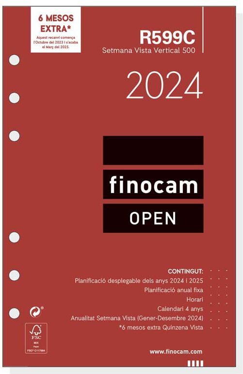 Finocam Recambio  Open R599 sem/vista V 2024 cat