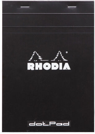 Rhodia Bloc  Dots A5 80 hojas Negro