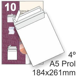 Grafoplas Bolsa blanca 184 x 261mm - Paquete 10u
