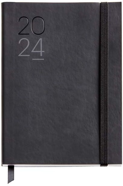 MiquelRius Agenda Journal  Luxor flex día/pág cat 2024 negro